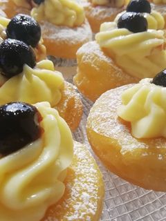 Foto di Zeppole mignon di San Giuseppe doppia cottura