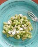 Pasta con chile morrón (fría o caliente)