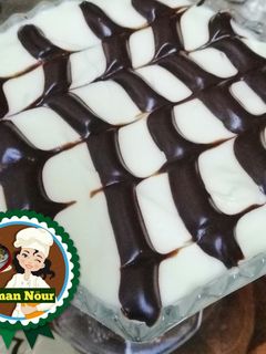 صورة لوصفة حلى البسكويت بالقهوة (سنافر)