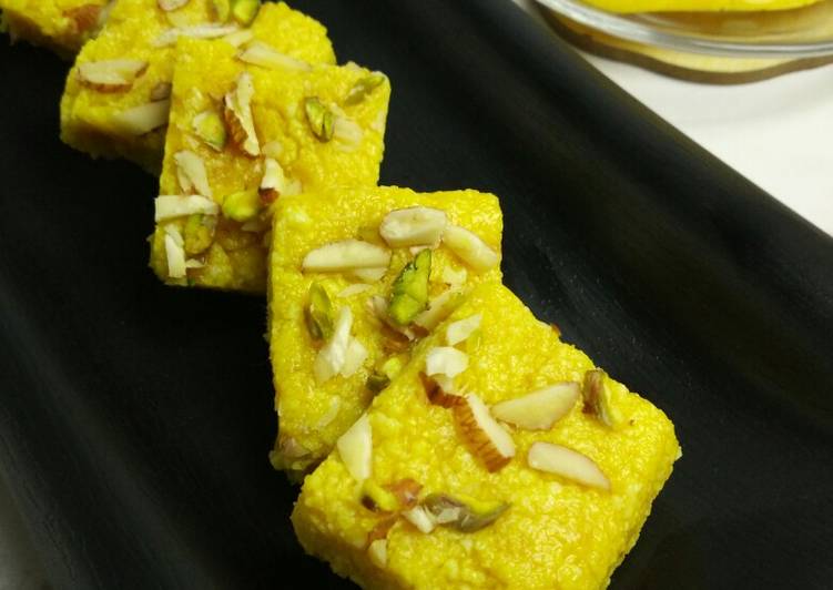 Recipe of Speedy Mango kalakand
