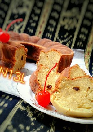 Foto resep Cake Pisang Keki (Keju Kismis)