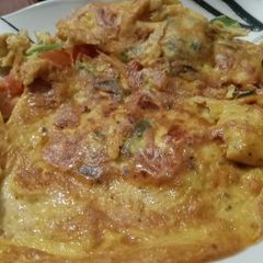 A picture of Mexican cheese Omelette.
