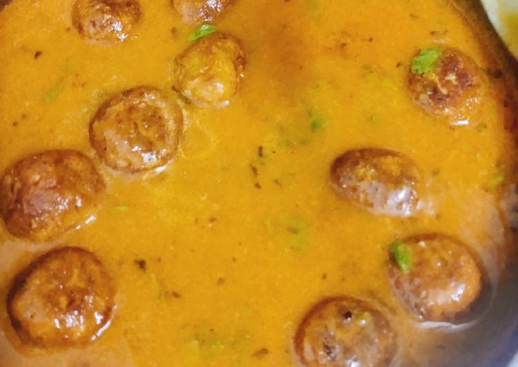 Recipe of Award-winning Cabbage Kofta curry