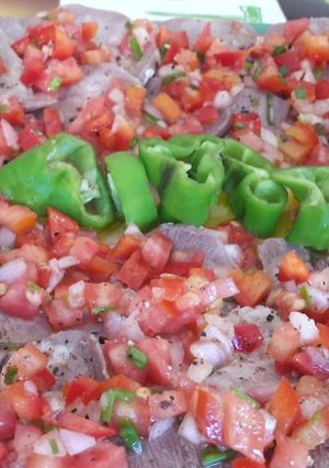 Una foto de Lengua de ternera a la vinagreta