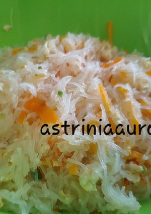 Foto resep BTw (Bihun Telur Wortel)