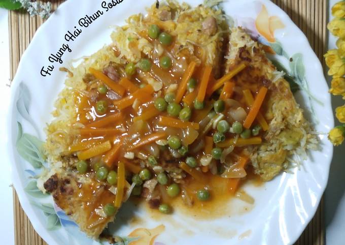 Resep Fu Yung Hai Bihun Sosis Rebon Anti Gagal