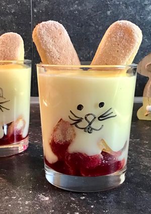Nyuszipuszi🐰pohárdesszert recept fotója