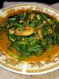 Genjer Masak Belacan (Tumis Genjer Terasi)