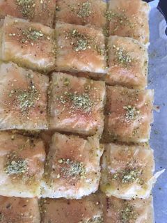 صورة لوصفة وربات بالقشطة