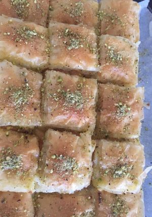 صورة لوصفة وربات بالقشطة