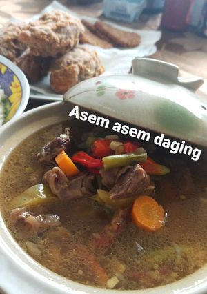 Foto resep Asem asem daging recook dari xander's kitchen