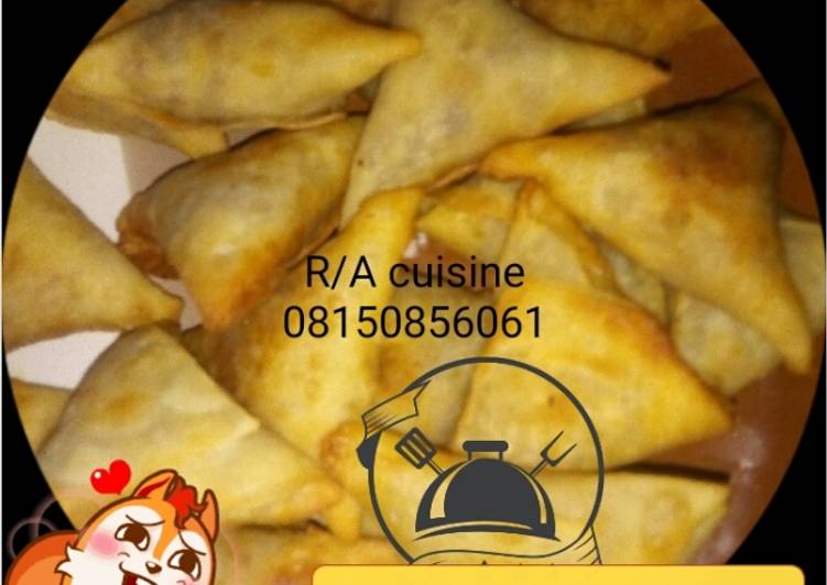 Recipe of Homemade Crispy samosas