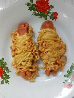 Foto resep Sosis mie gulung