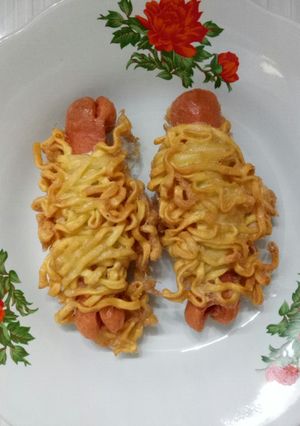 Foto resep Sosis mie gulung