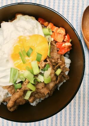 Foto resep Gyudon (beef bowl)