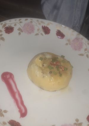 Hình của món Trứng gà hấp.