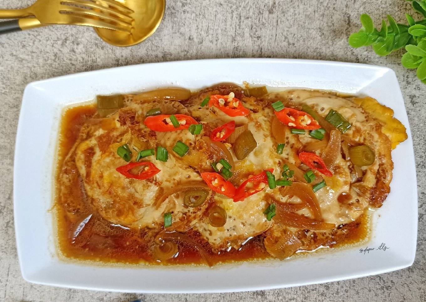 Telur Ceplok Kecap Pedas