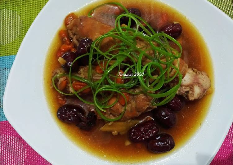 Chicken Roll with Bak Kut Teh soup