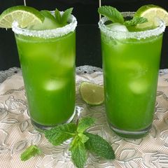 Lime Mint Soda A picture of Lime Mint Soda.