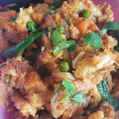 A picture of Bread poha.