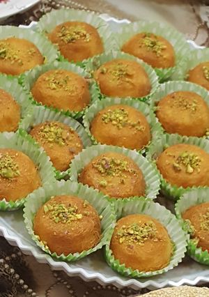صورة لوصفة كنافه كب كيك