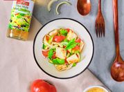 Gambar caesar salad telur