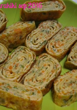 Foto resep Telur dadar gulung