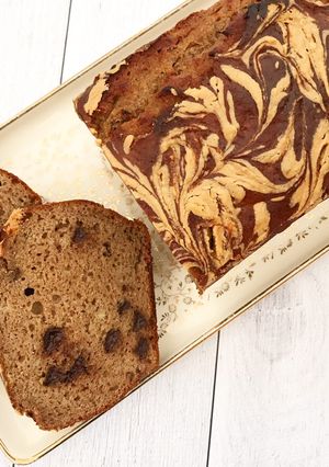 Une photo de Banana bread sans gluten sans lactose