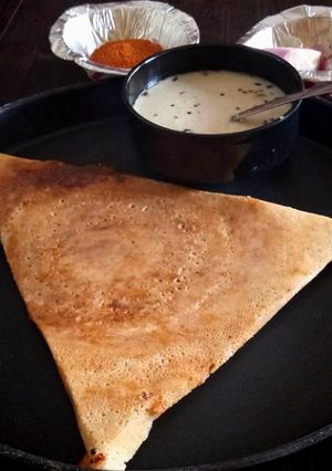 A picture of Hyderabadi Upma Dosa.