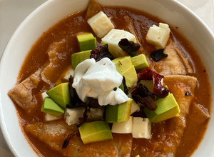 Una foto de Sopa azteca