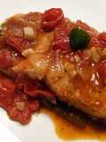 Trout in tomato chutney