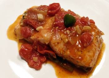 How to Prepare Appetizing Trout in tomato chutney