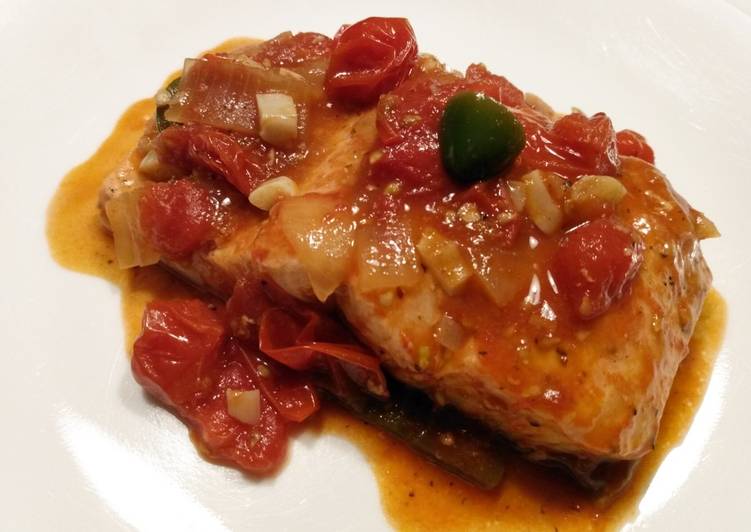 Step-by-Step Guide to Prepare Award-winning Trout in tomato chutney