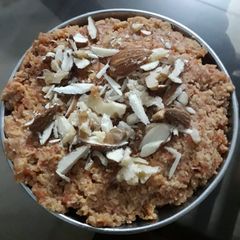 A picture of Carrot(gajar)ka halwa.