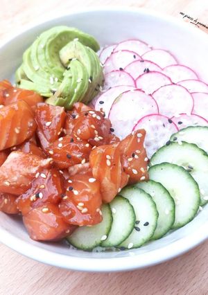 Une photo de Poke bowl