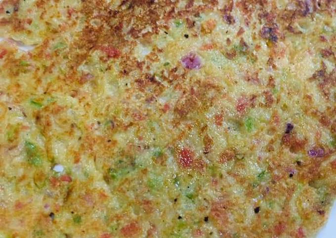 Oats veggie pancake Recipe