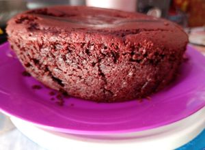 Una foto de Pan red velvet o moka