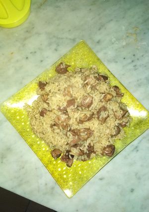 صورة لوصفة كبسة قوانص الدجاج