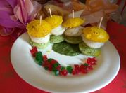 A picture of urad dal rawa idli