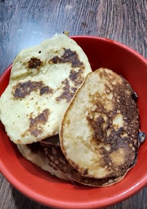 Una foto de Panquecitos de avena y manzana