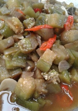 Foto resep Oseng2 terong hijau pedas
