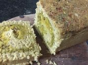 A picture of crushed wheat bread