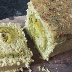 A picture of Stuffed Potatoes Wheat Flour Bread No Yeast No Oven.