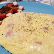 Tortilla de arroz y pavo
