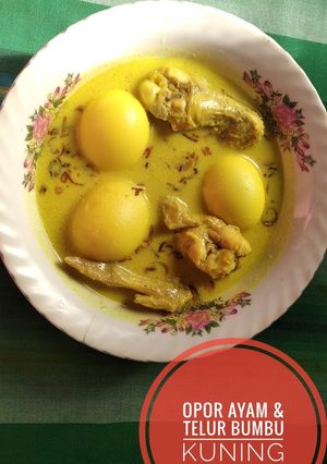 Foto resep Opor Ayam & Telur Bumbu Kuning