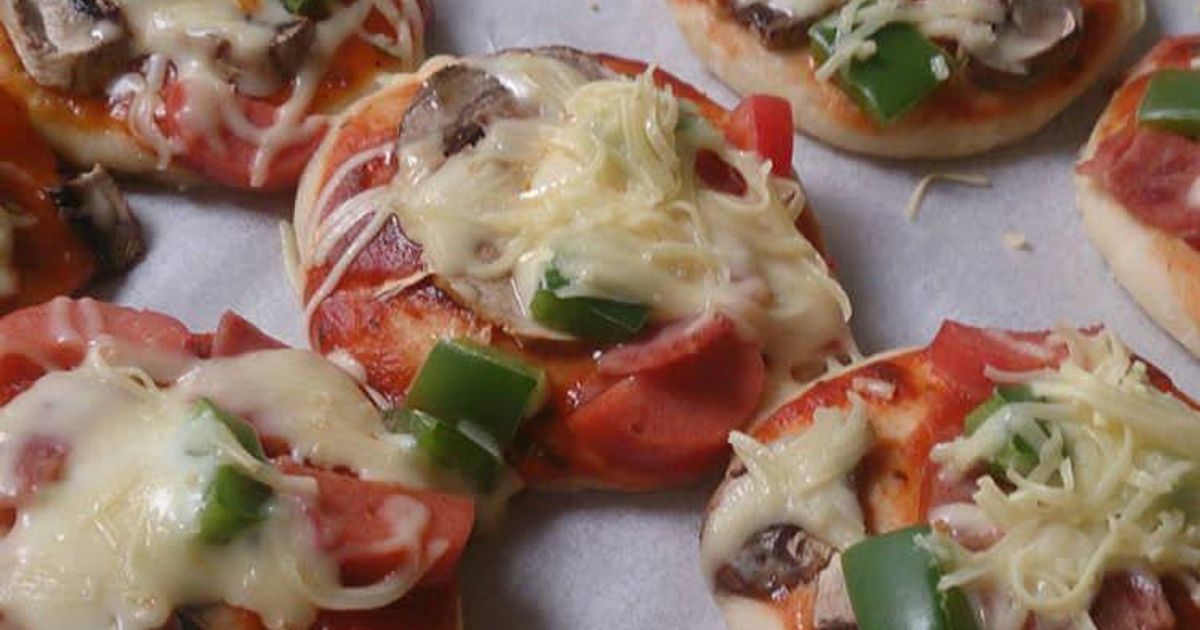 Pizza Mini Tanpa Ulen (Menu Buka Puasa)