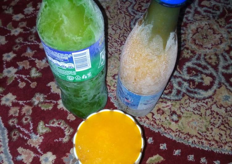 Recipe of Favorite Iced Mangrot drink (Mango + Carrot) | Quick Recipe For Two