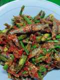 Balado ikan bilih jo buncis