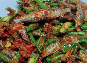 Foto resep Balado ikan bilih jo buncis