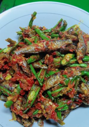 Foto resep Balado ikan bilih jo buncis